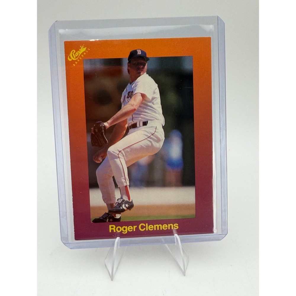 1989 Classic Baseball Roger Clemens 119 Boston Red Sox Pitcher NM